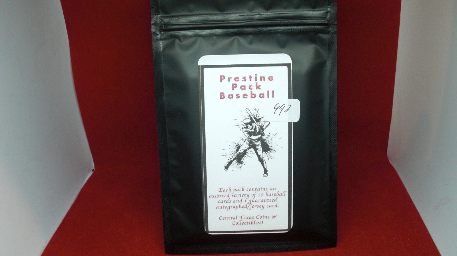 prestine pack baseball with a guaranteed hit! (1 of 1)