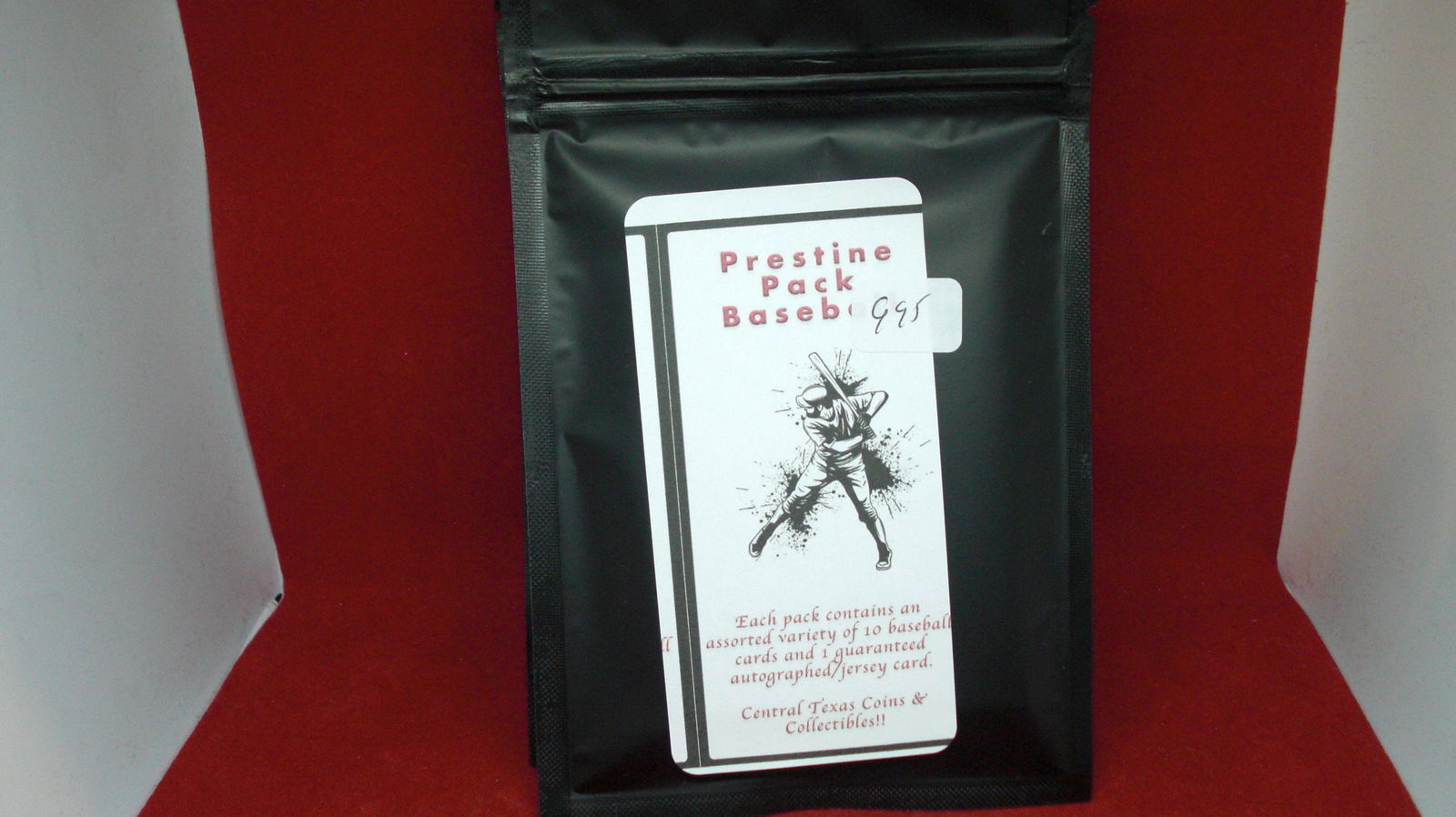 prestine pack baseball with a guaranteed hit! (1 of 1)