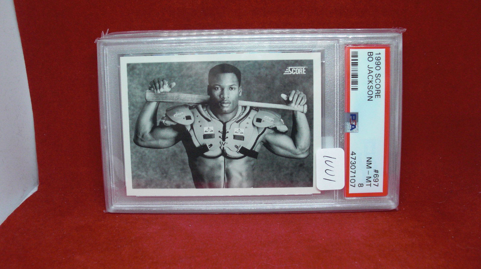 PSA graded 8 bo jackson 1990 score (1 of 1)
