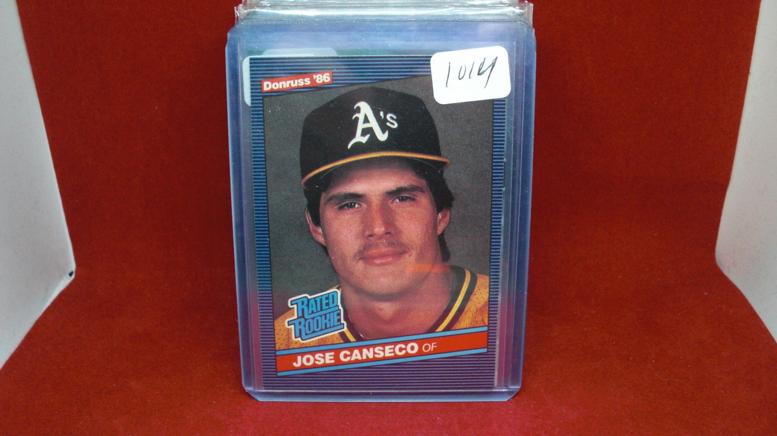 jose canseco rated rookie: in top loader
