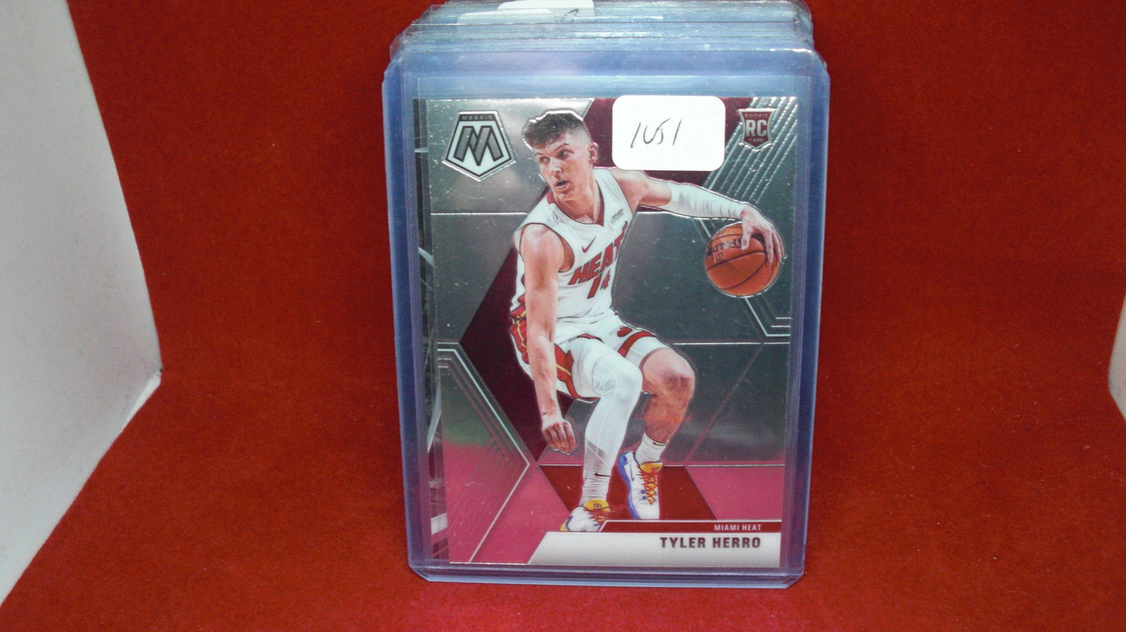 tyler herro mosaic rookie: in top loader