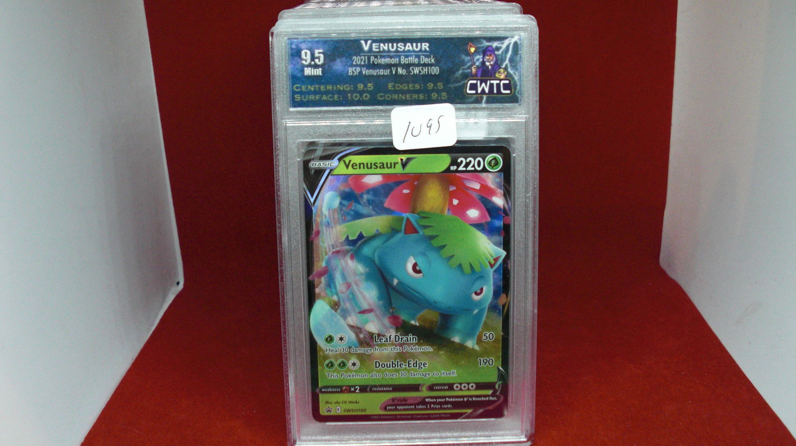 cwtc graded 9.5 pokemon venasaur holo foil (1 of 1)