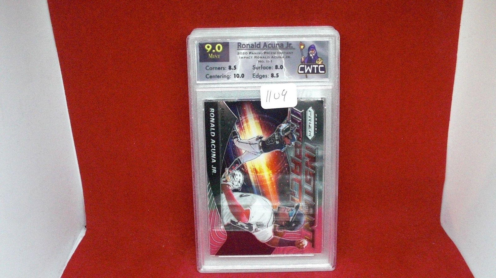 cwtc graded 9.0 ronald acuna jr insert (1 of 1)