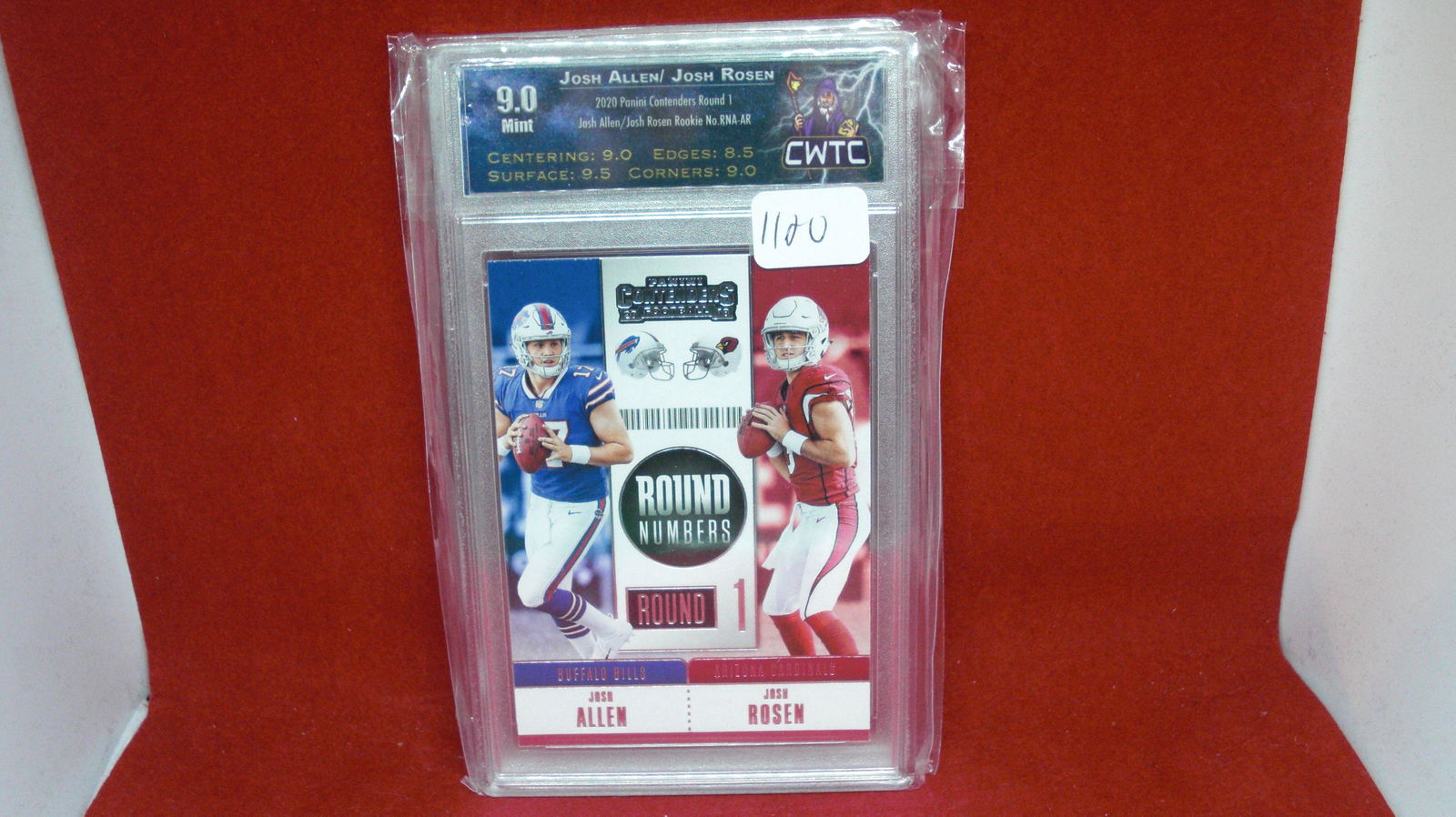 cwtc graded josh allen josh rosen rookie (1 of 1)