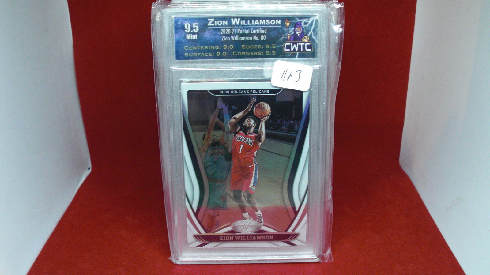 cwtc graded 9.5 zion williamson 2020 certified (1 of 1)