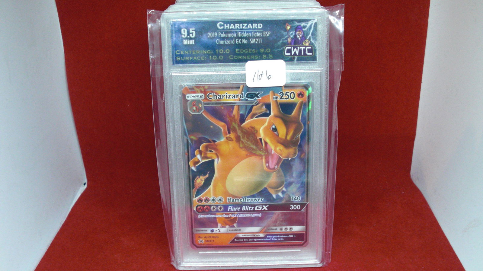 cwtc graded 9.5 charizard gx (1 of 1)