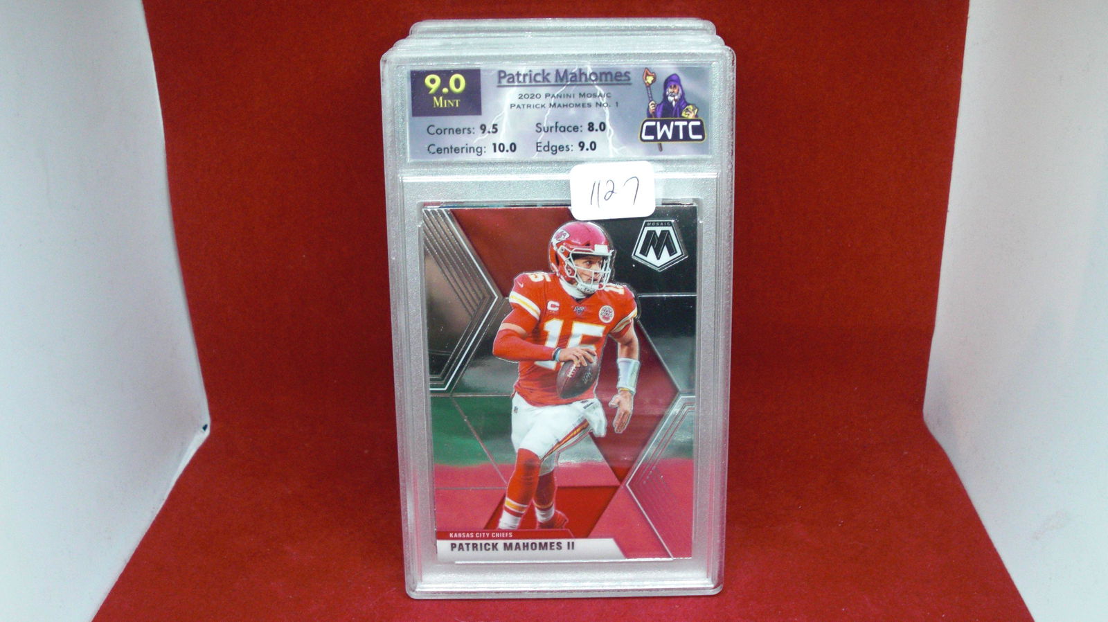 cwtc graded 9.0 patrick mahomes mosaic (1 of 1)