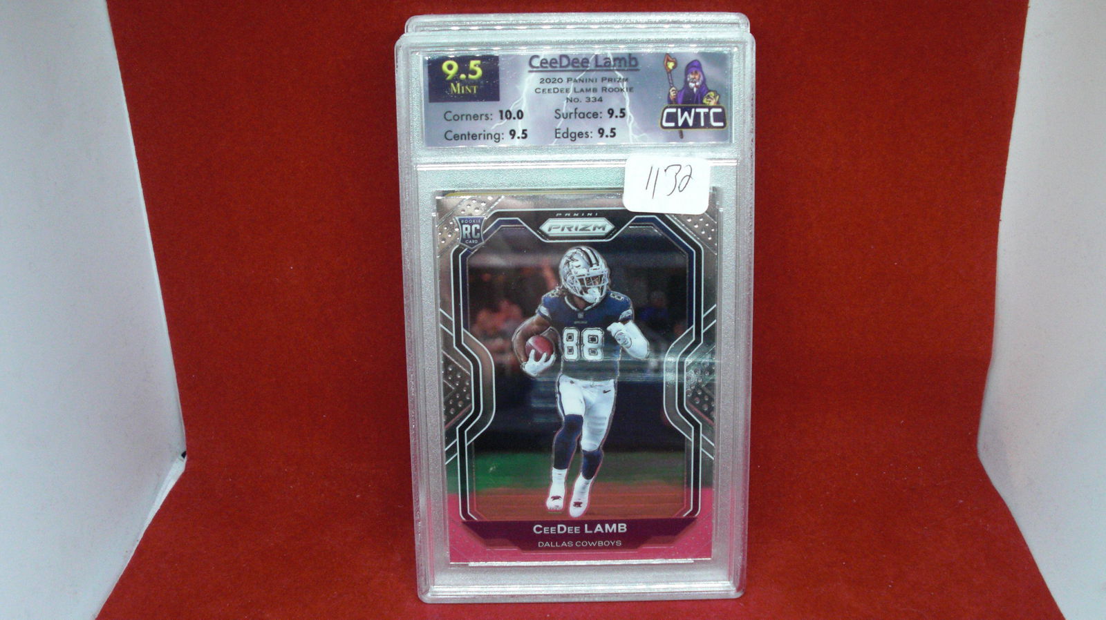 cwtc graded 9.5 ceedee lamb pprizm rookie (1 of 1)