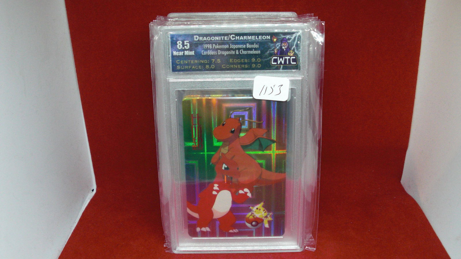 cwtc graded 8.5 pokemon holo foil card (1 of 1)