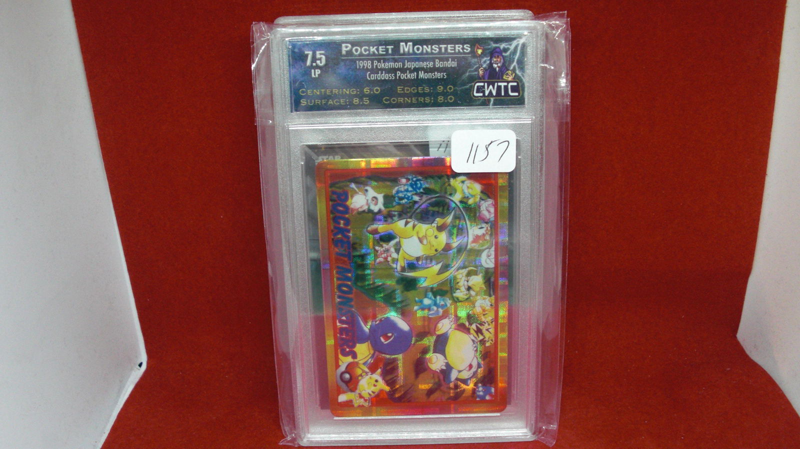 cwtc graded 7.5 pocket monsters holo foil (1 of 1)