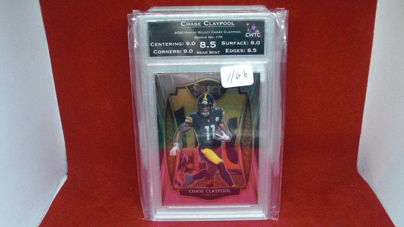 cwtc graded 9.5 chase claypool rookie (1 of 1)