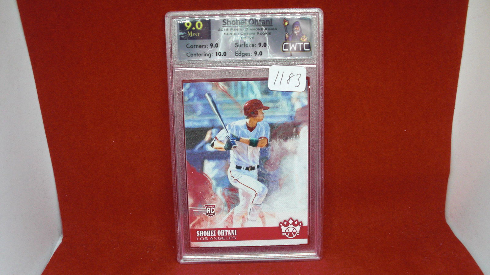 cwtc graded 9.0 shohei ohtani rookie (1 of 1)