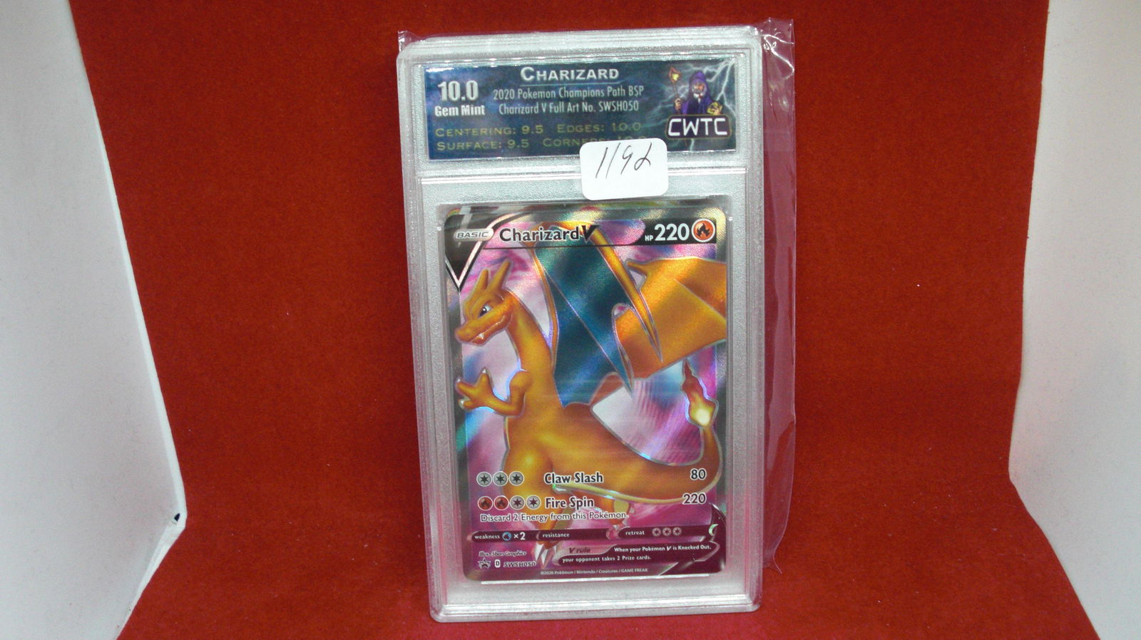 cwtc graded gem 10 charizards holo foil card (1 of 1)