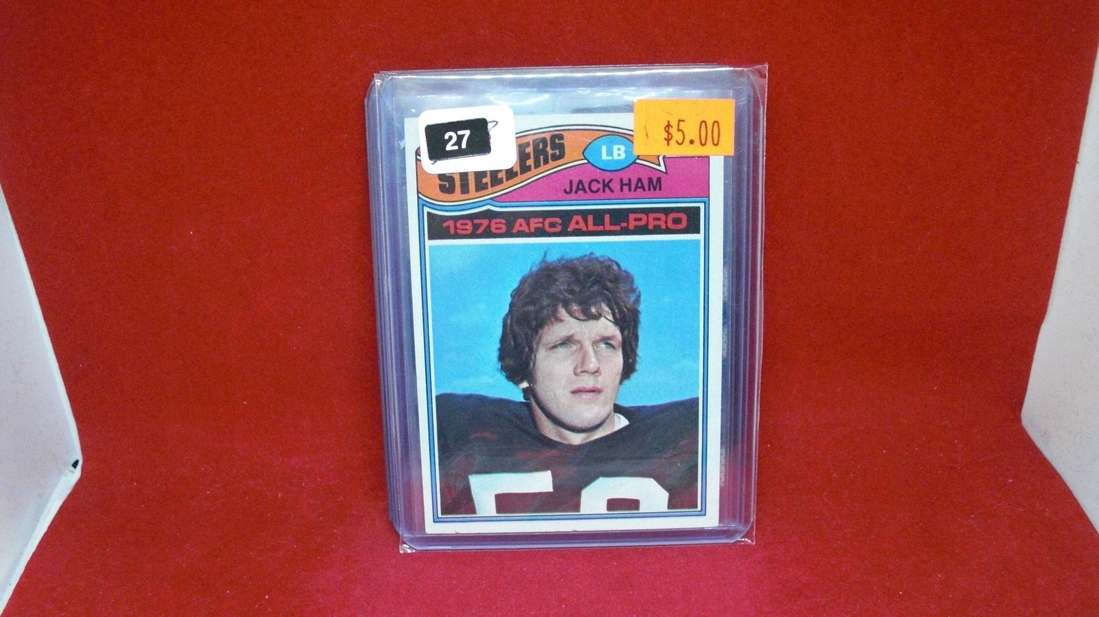 1977 TOPPS JACK LAMBERT (1 of 1)