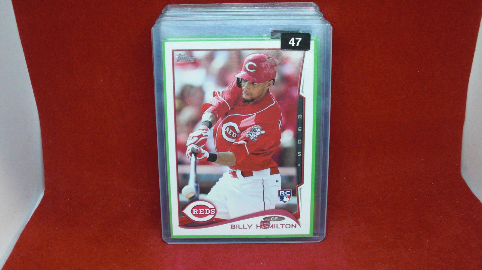BILLY HAMILTON ROOKIE CARD: in top loader