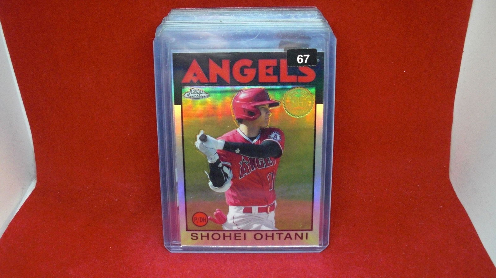 SHOHEI OHTANI 1986 STYLE REFRACTOR (1 of 1)