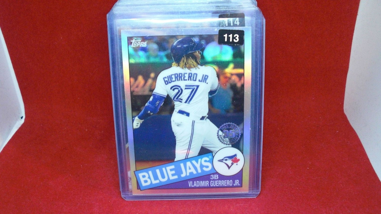 VLADIMIR GUERRERO 1985 STYLE REFRACTOR (1 of 1)