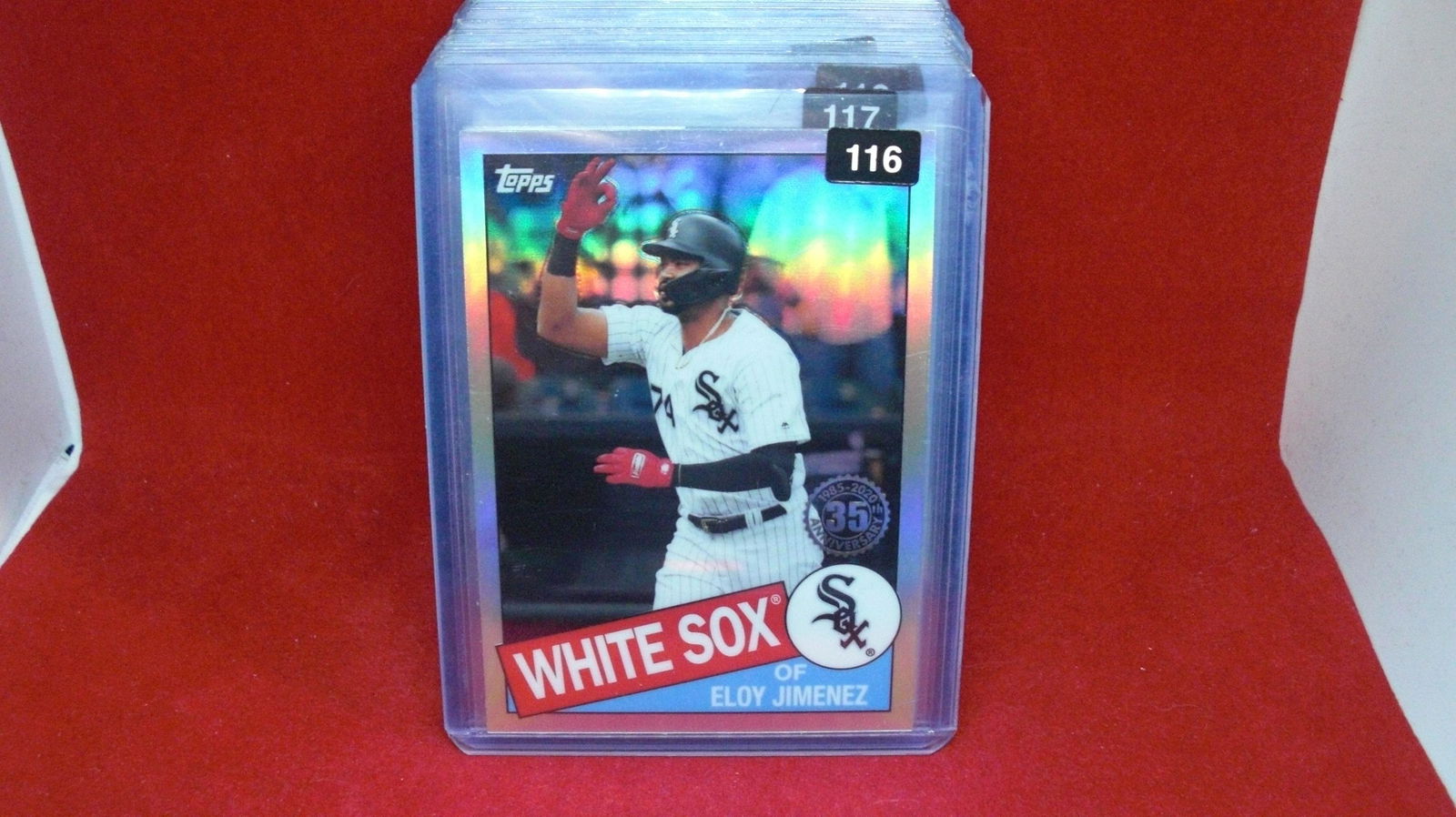 ELOY JIMENEZ 1985 REFRACTOR (1 of 1)