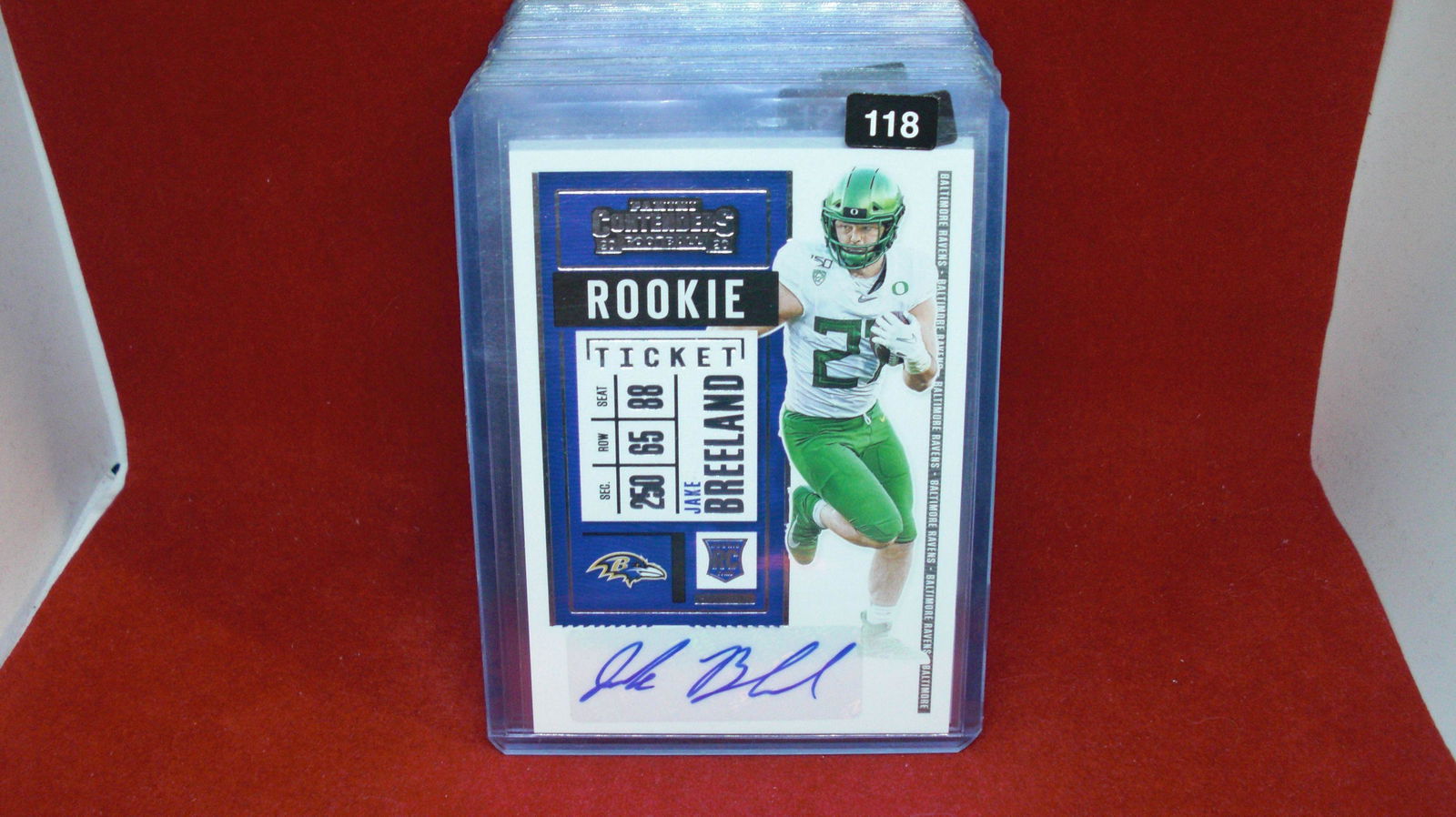 JAKE BREELAND ROOKIE TICKET AUTO (1 of 1)