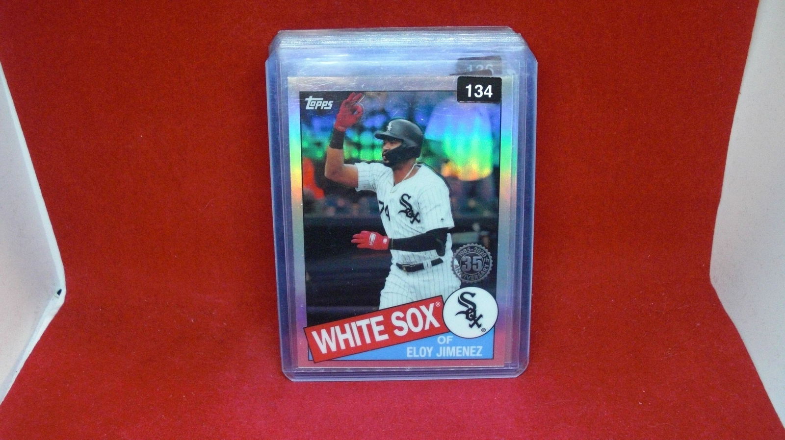 ELOY JIMENEZ 1985 REFRACTOR (1 of 1)