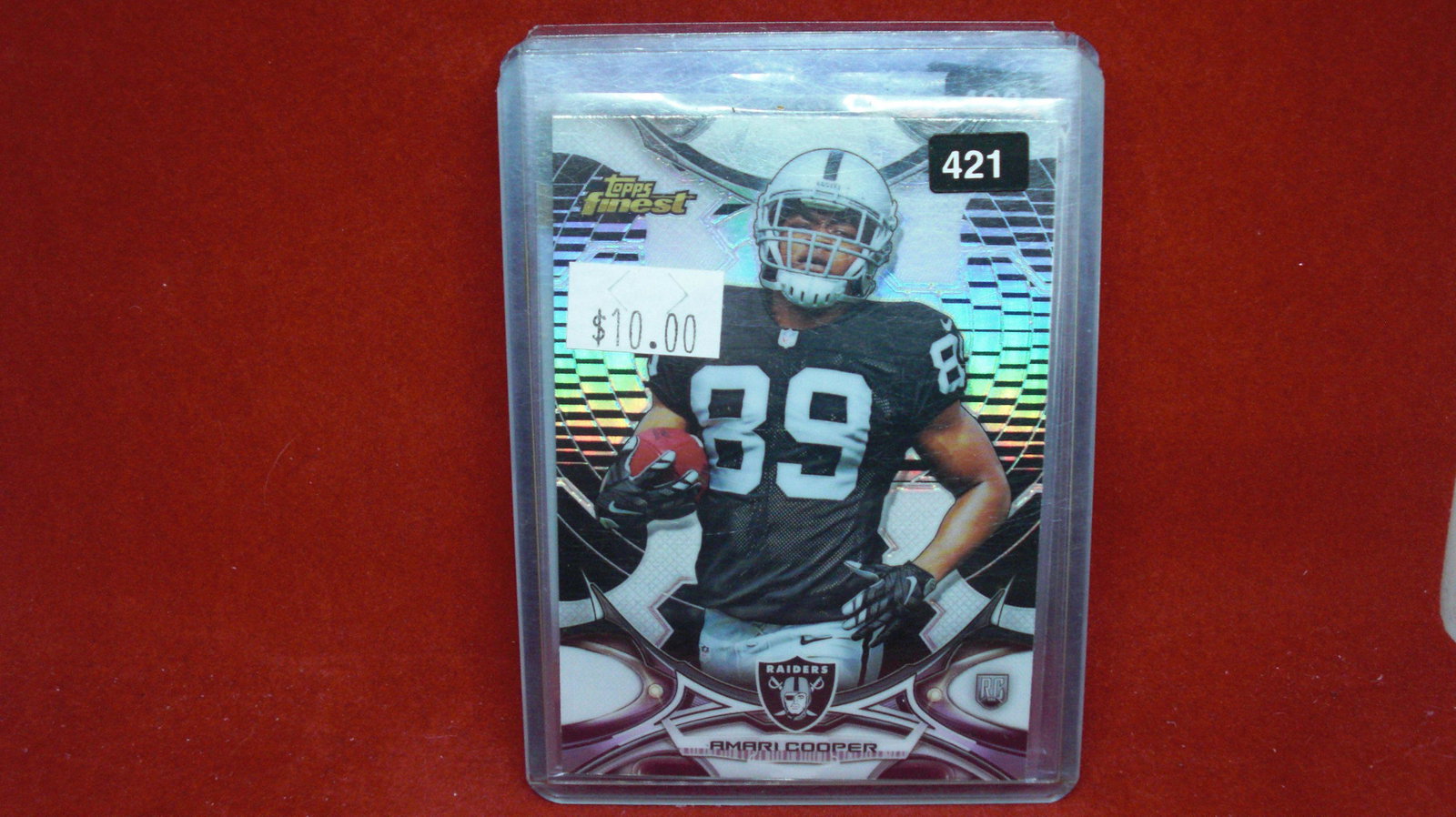 Amari Cooper Topps finest rookie (1 of 1)