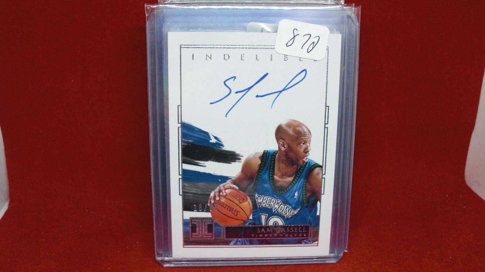 cam cassell idelible auto 18/99: in top loader