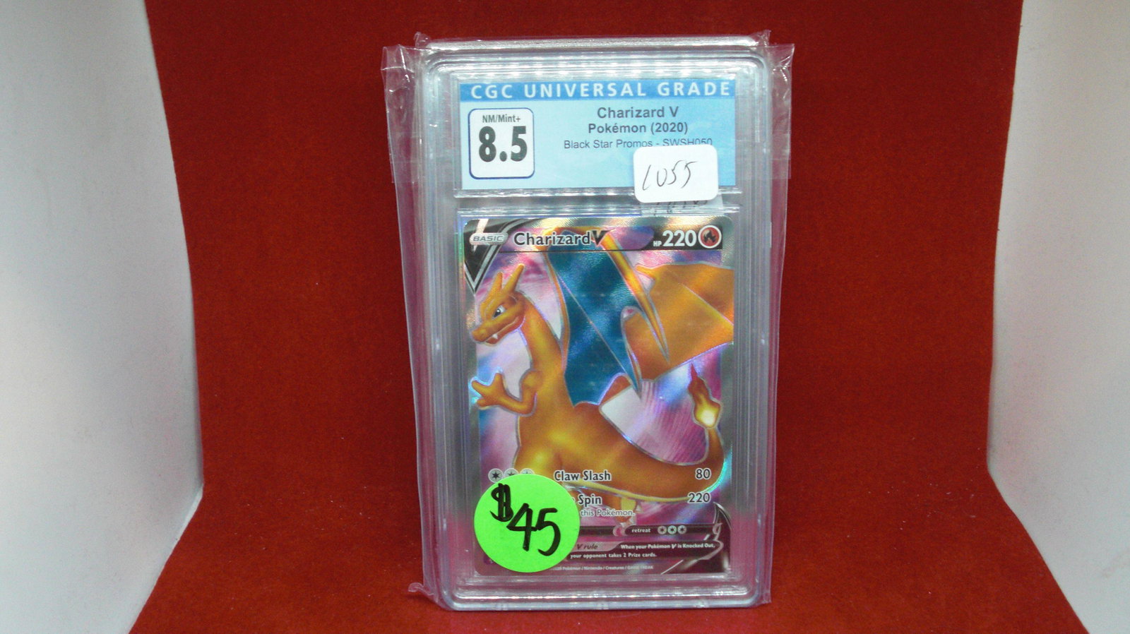 CGC graded 8.5 charizard V pokemon card (1 of 1)