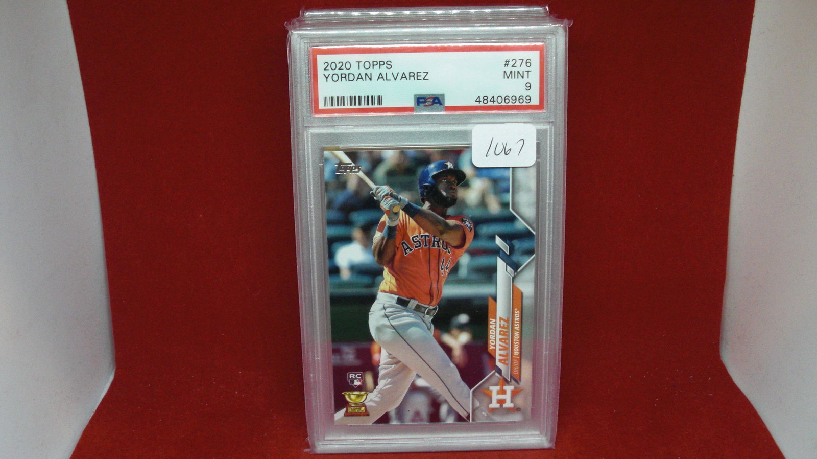 psa mint 9 yordan alvarez rookie (1 of 1)