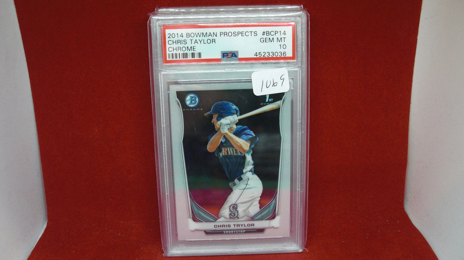 psa gem 10 chris taylor 1st bowman (1 of 1)
