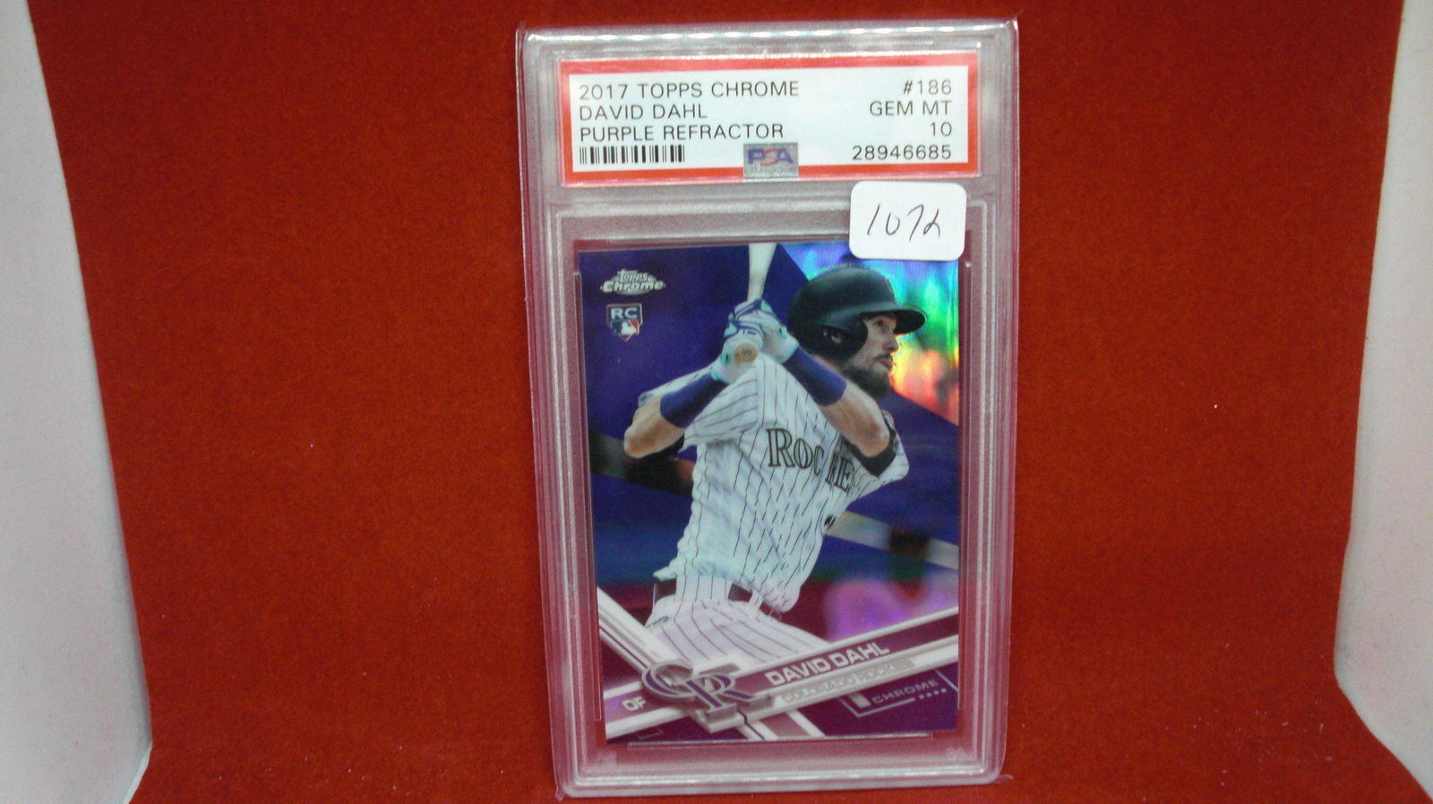 psa gem 10 david dahl purple refractor 207/299 (1 of 1)