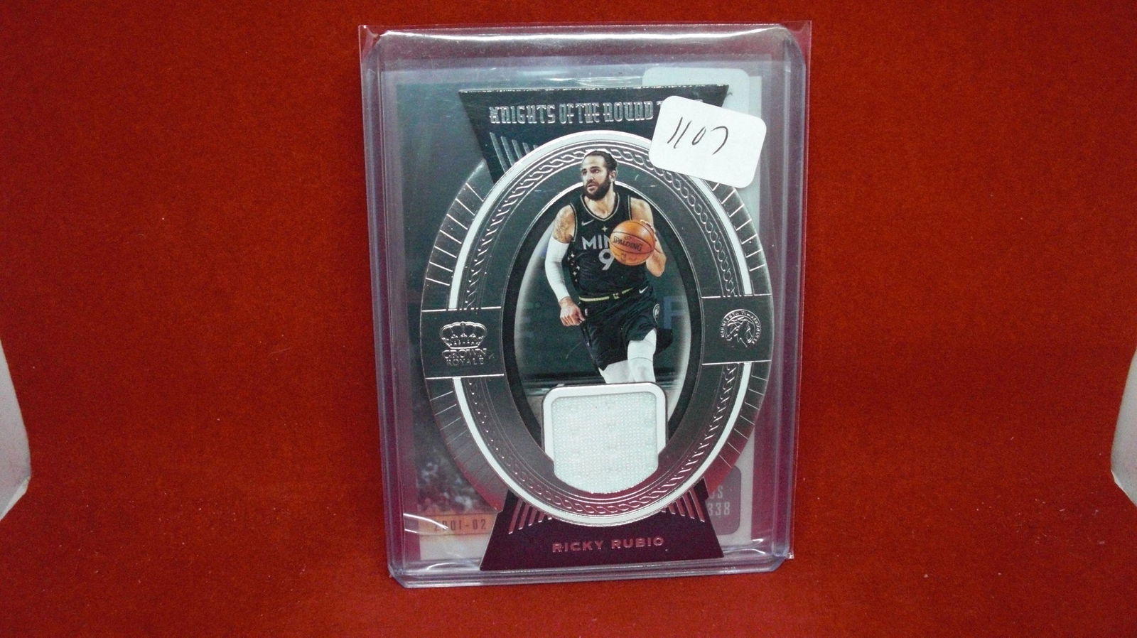 ricky rubio die cut jersey card (1 of 1)