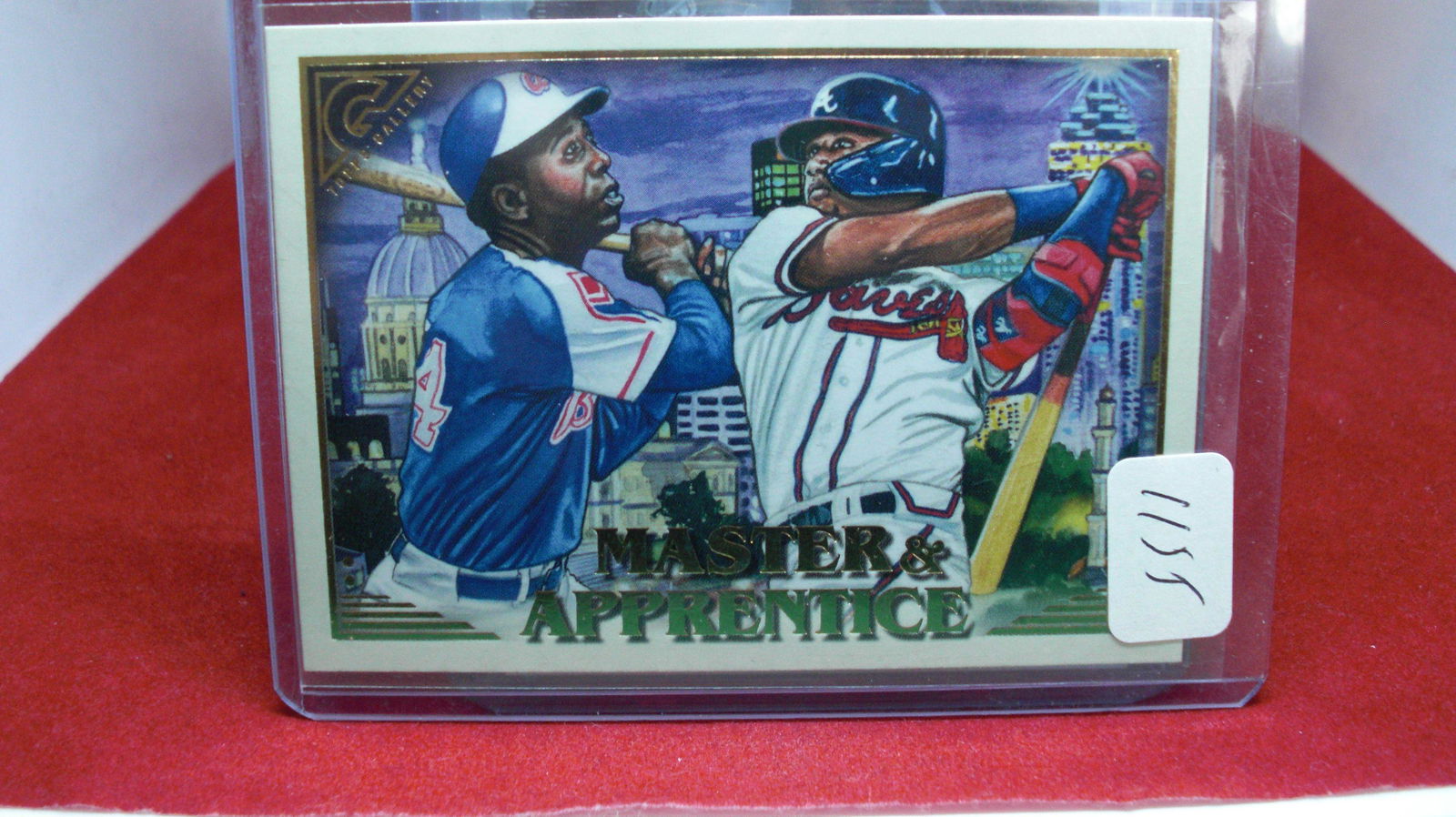 hank aaron ronald acuna insert (1 of 1)