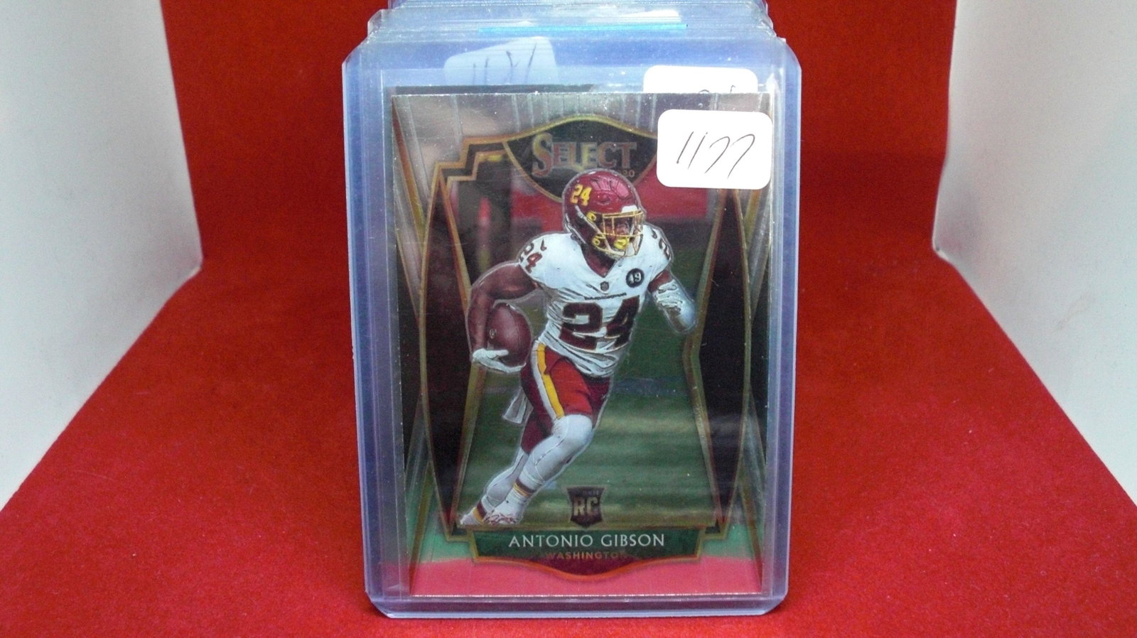 ANTONIO GIBSON ROOKIE CARD: in top loader