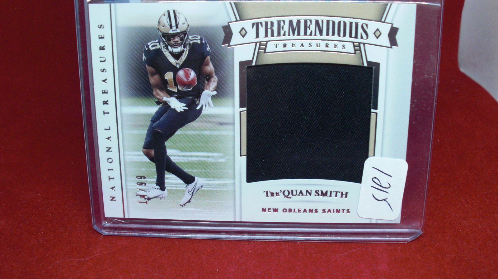 natl treasures trequan smith jersey card 14/99 (1 of 1)