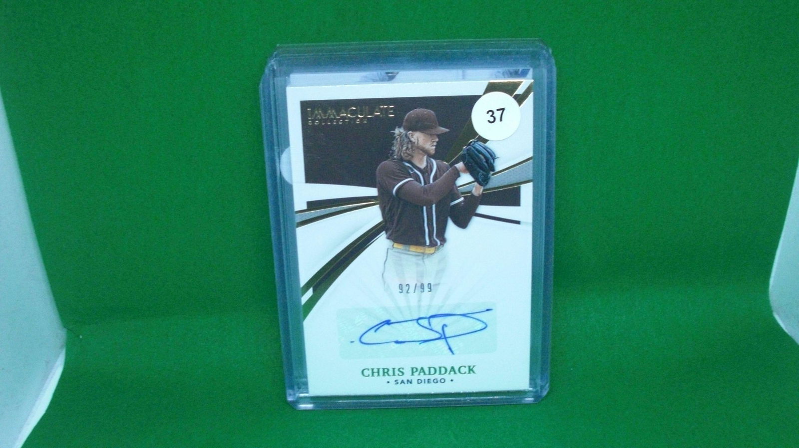 Chris paddack Immaculate auto 92\ 99 (1 of 1)