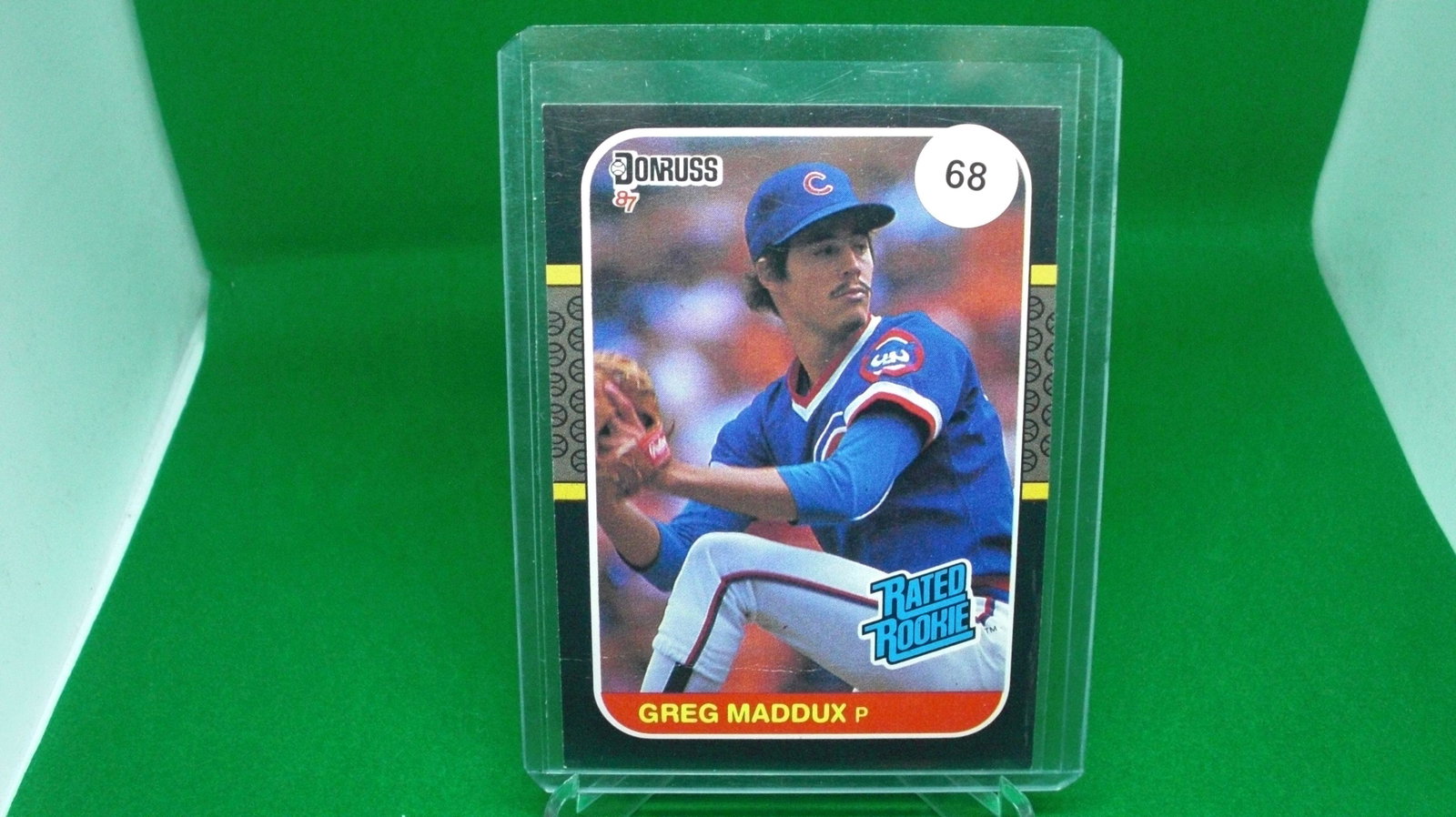 Greg Maddux rated rookie: in top loader