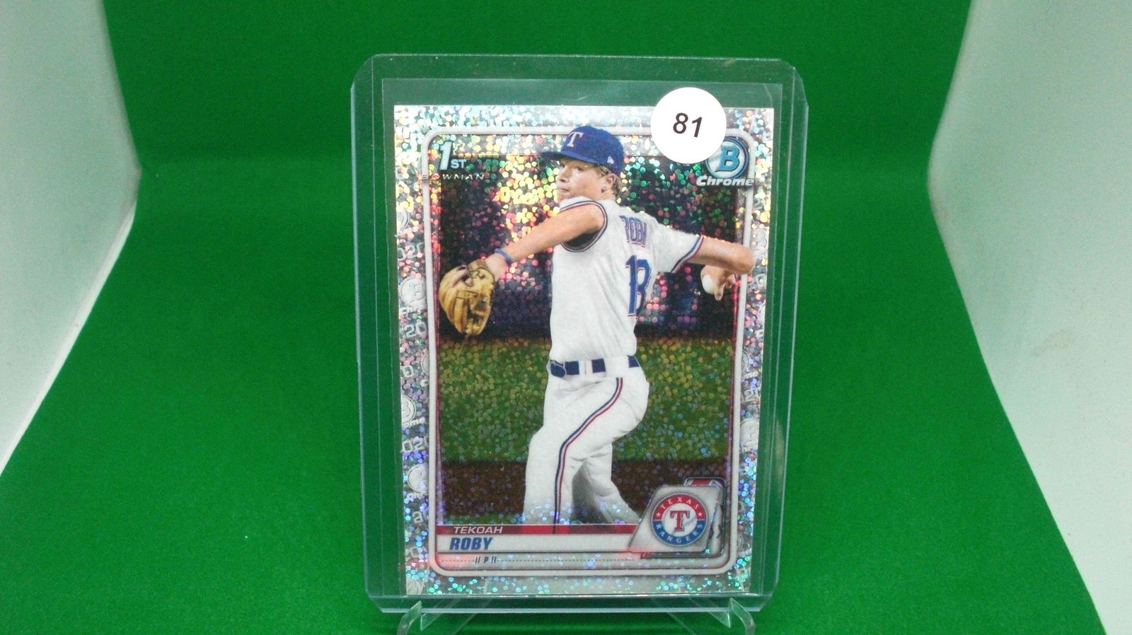 tekoah roby 1st bowman sparkles refractor (1 of 1)