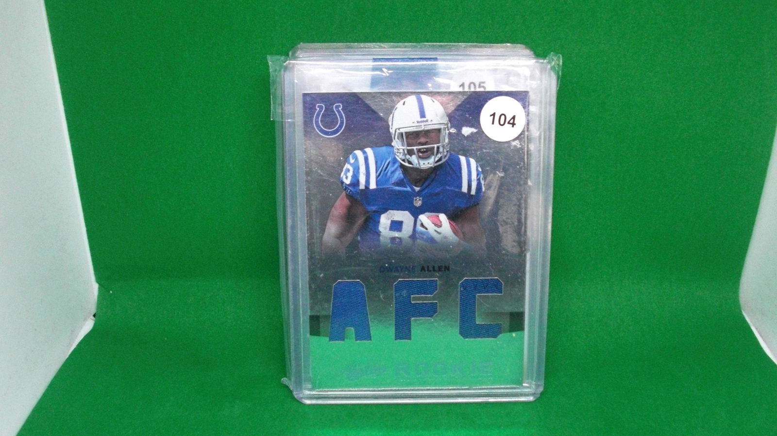 Dwayne Allen AFC rookie jersey card (1 of 1)