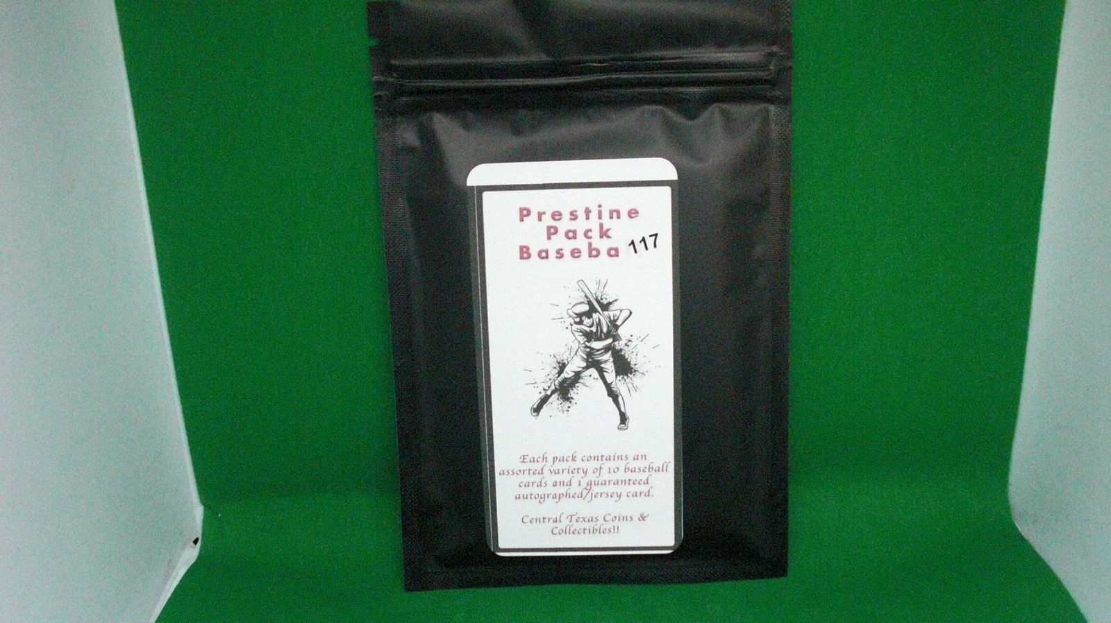 prestine pack baseball with guaranteed hit (1 of 1)