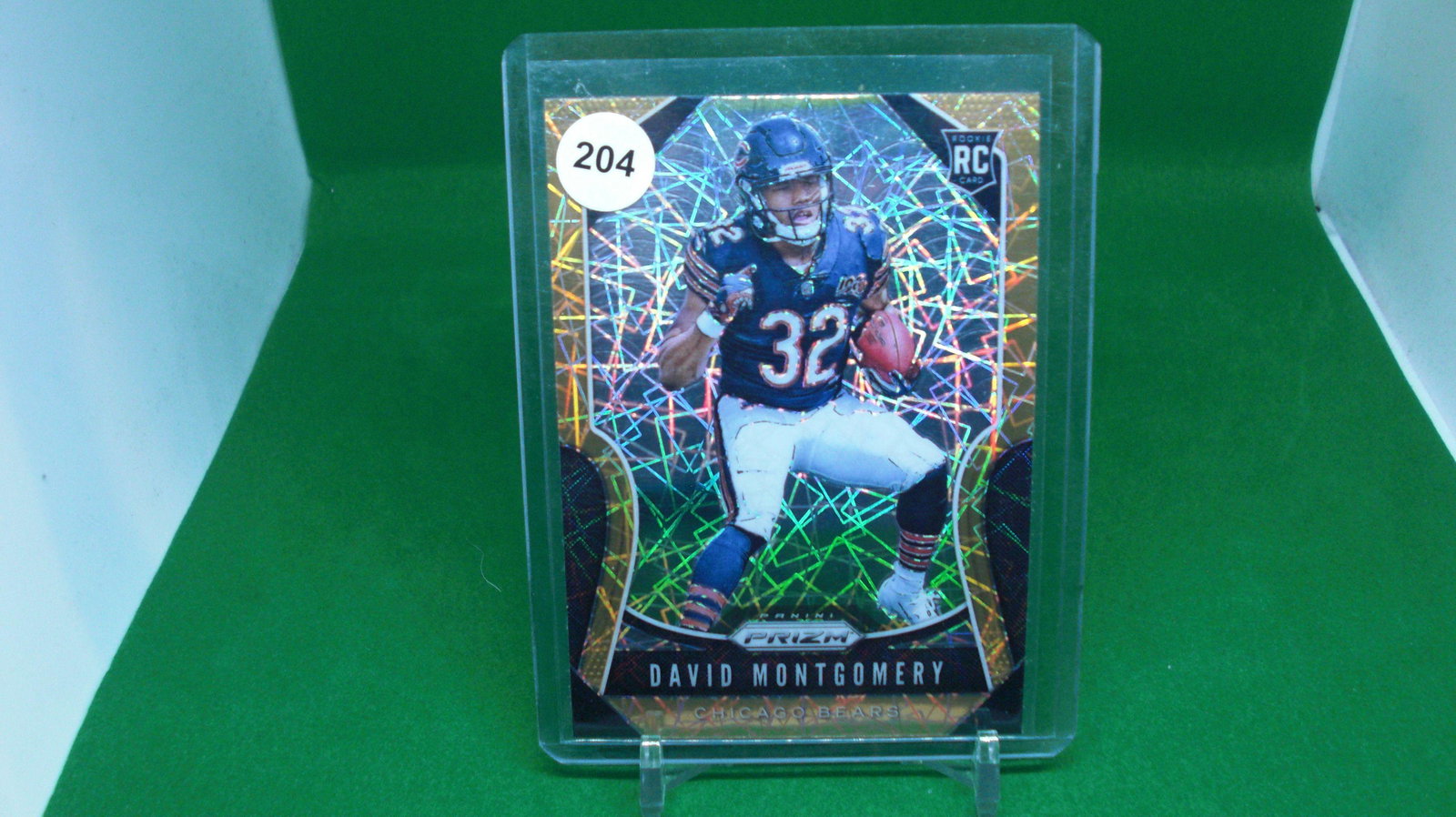 David Montgomery gold velocity prism rookie (1 of 1)