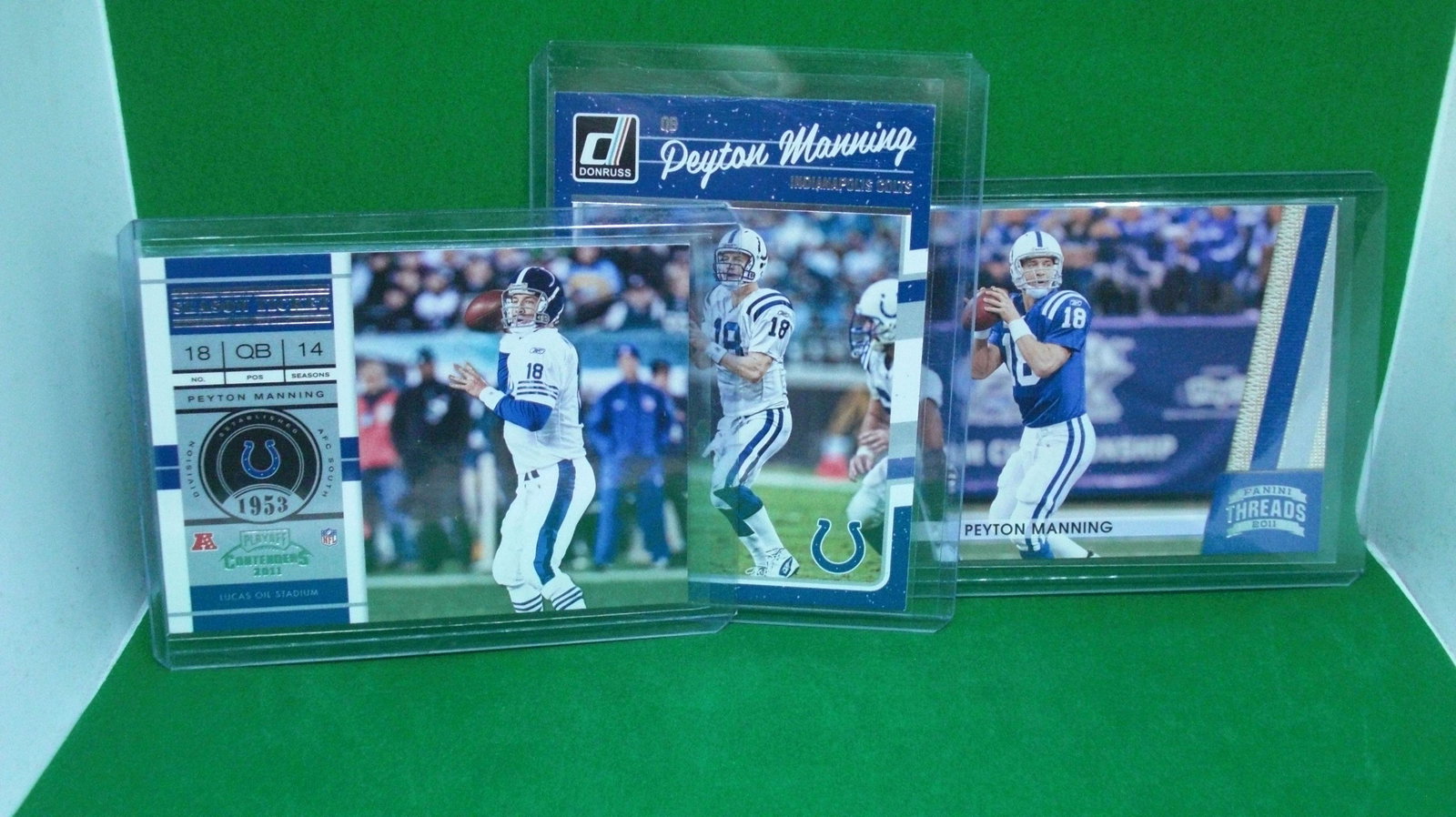 Lot of three Peyton Manning cards (1 of 1)