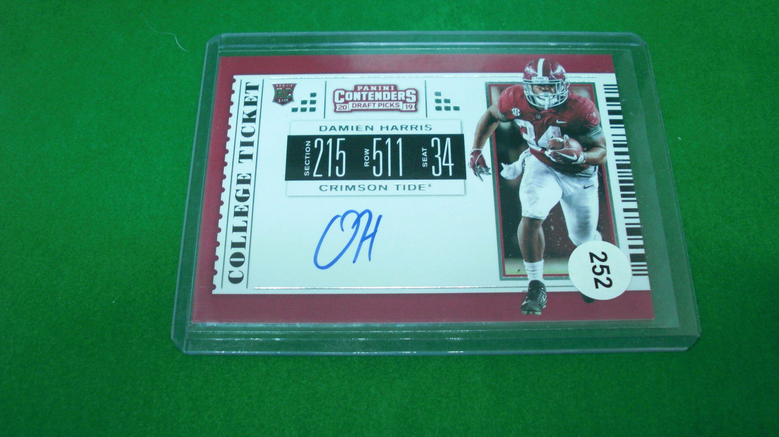 damien harris contenders auto (1 of 1)