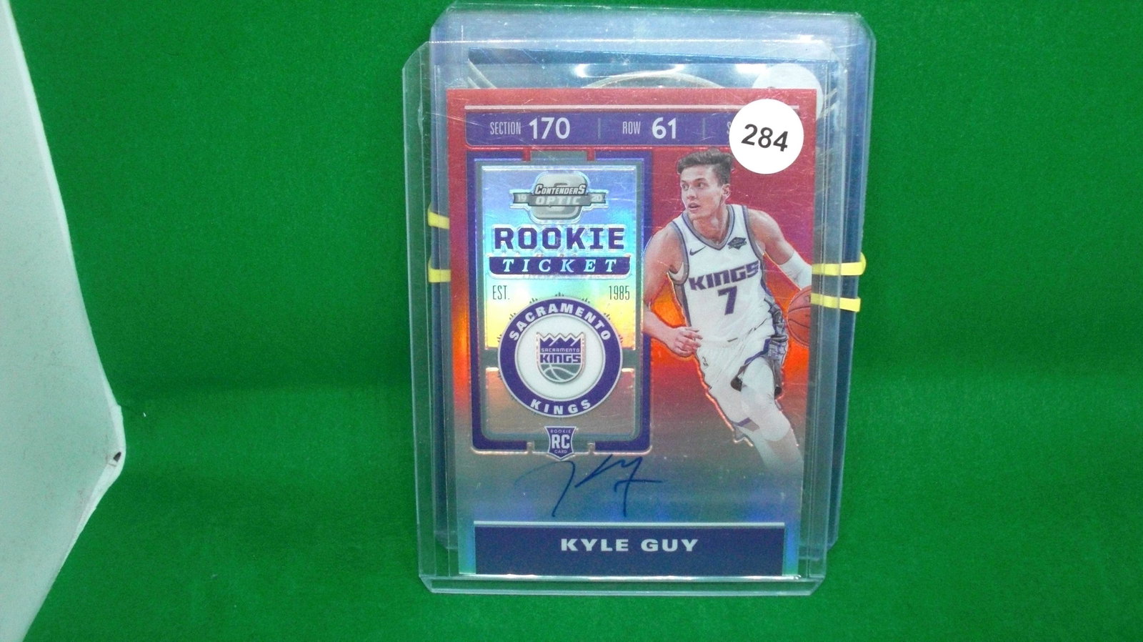 kyle guy contenders optic rookie auto 066/149 (1 of 1)