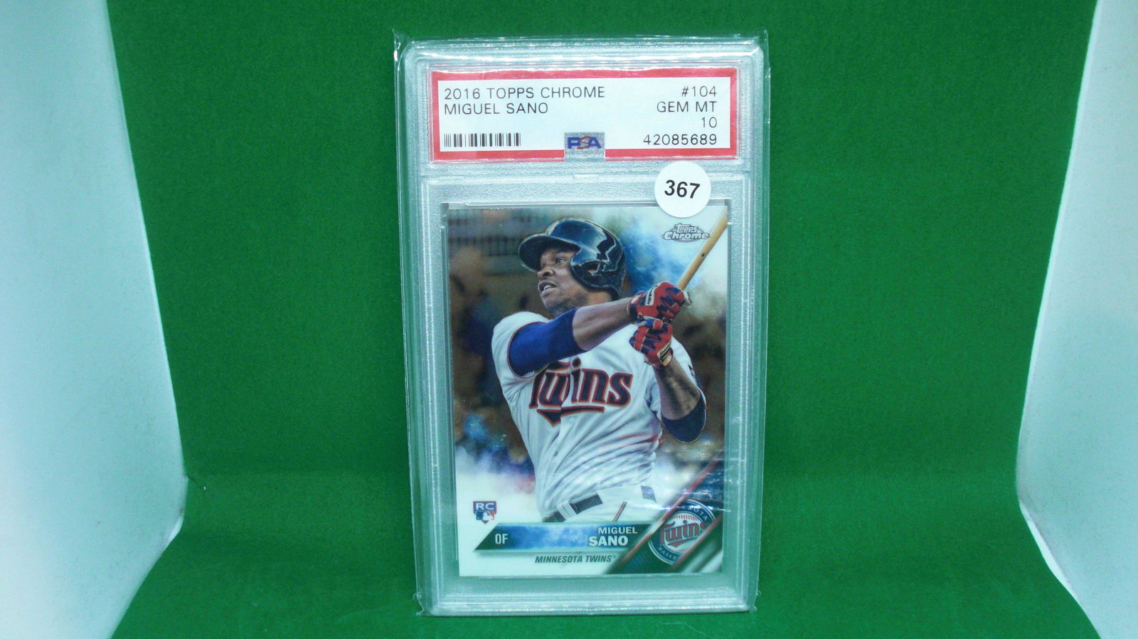 psa gem 10 miguel sano topps chrome rookie (1 of 1)