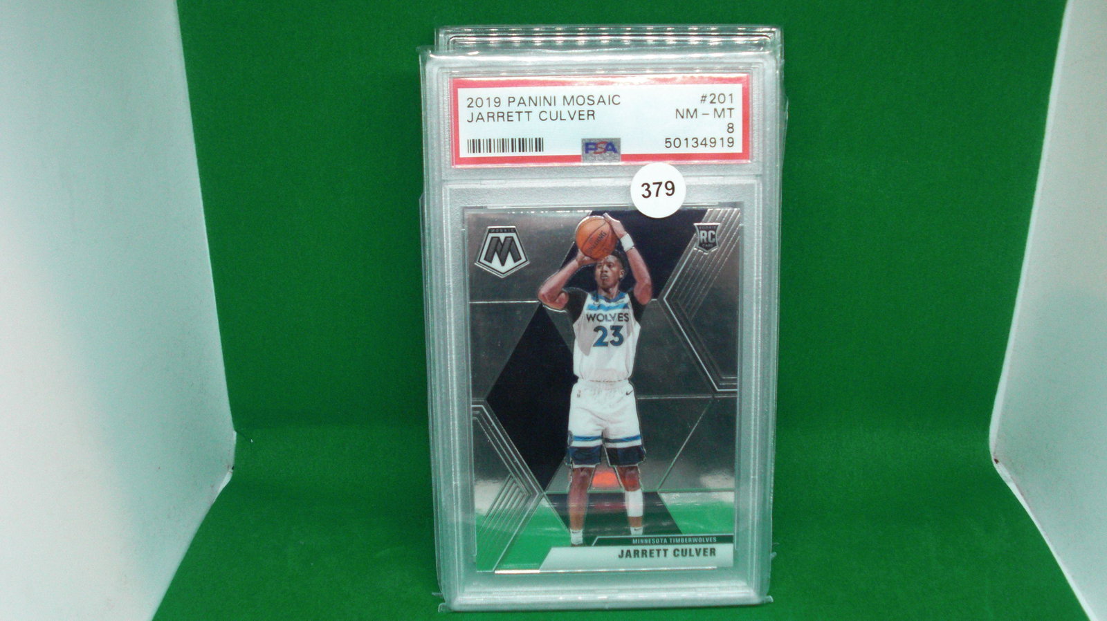 psa 8 jarrett culver mosaic rookie (1 of 1)