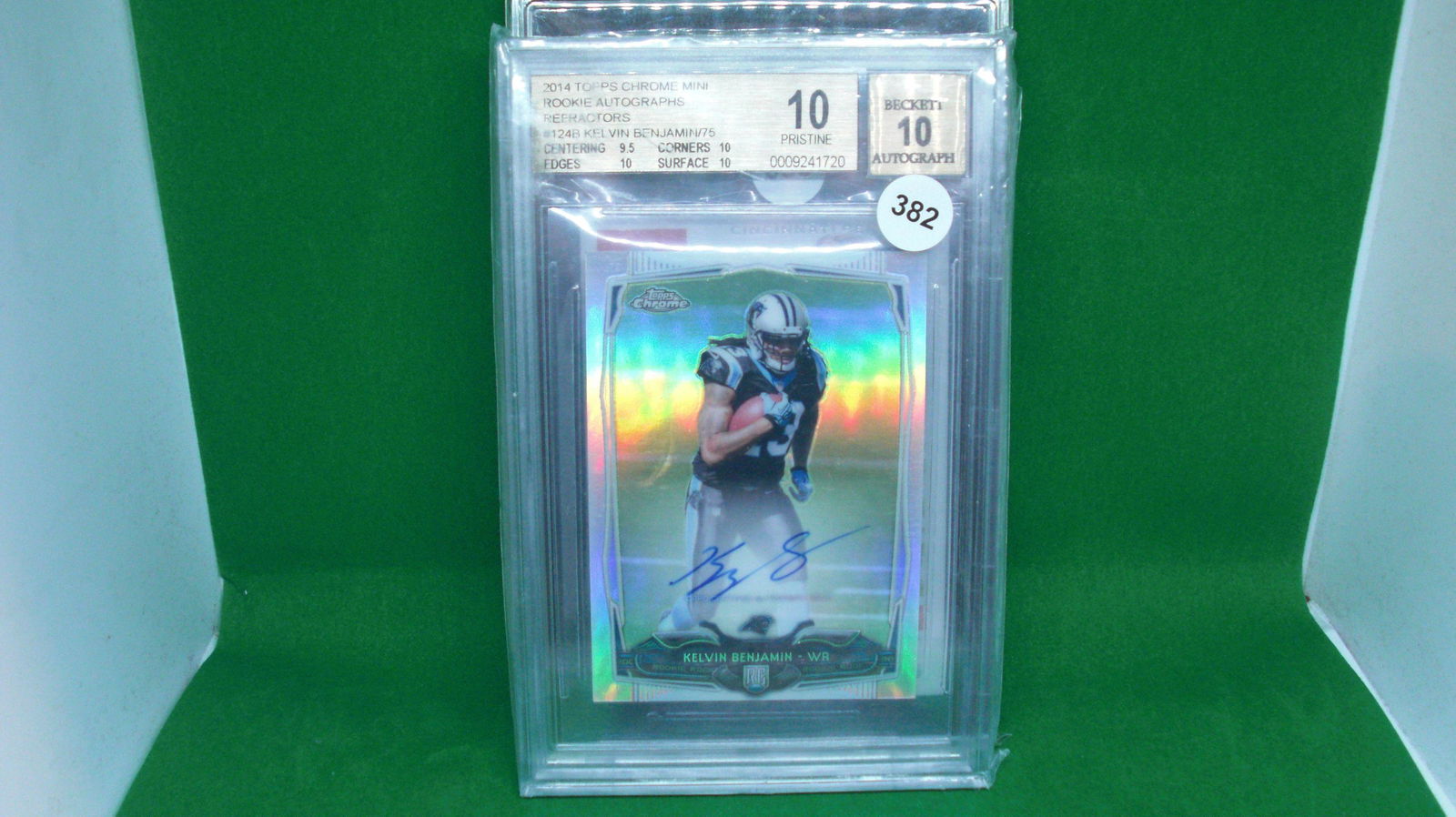 becket 10 prestine kelvin benjamin chrome auto (1 of 1)