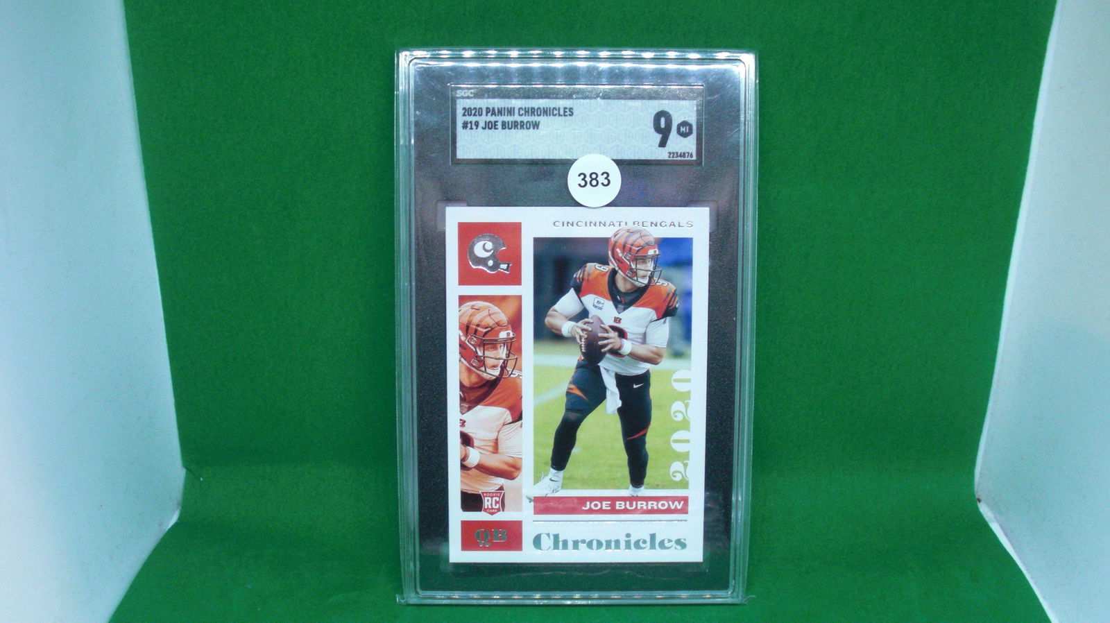 sga 9 mint joe burrow rookie (1 of 1)