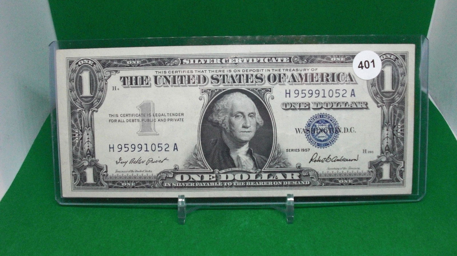 1957 series us one dollar silver certificate (1 of 1)
