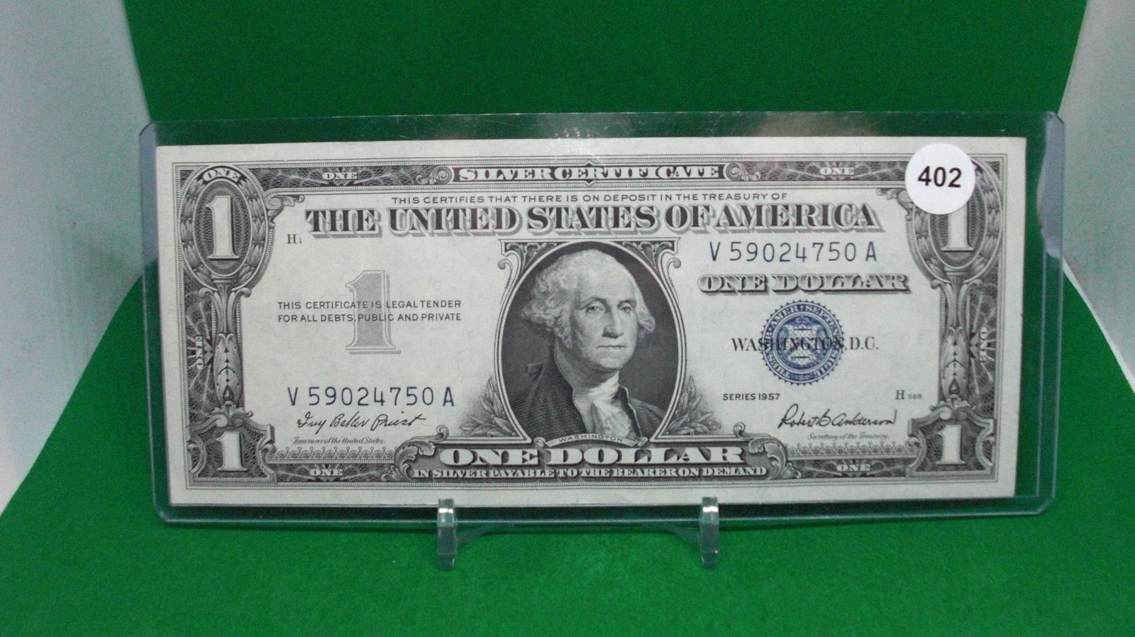 1957 series us one dollar silver certificate (1 of 1)