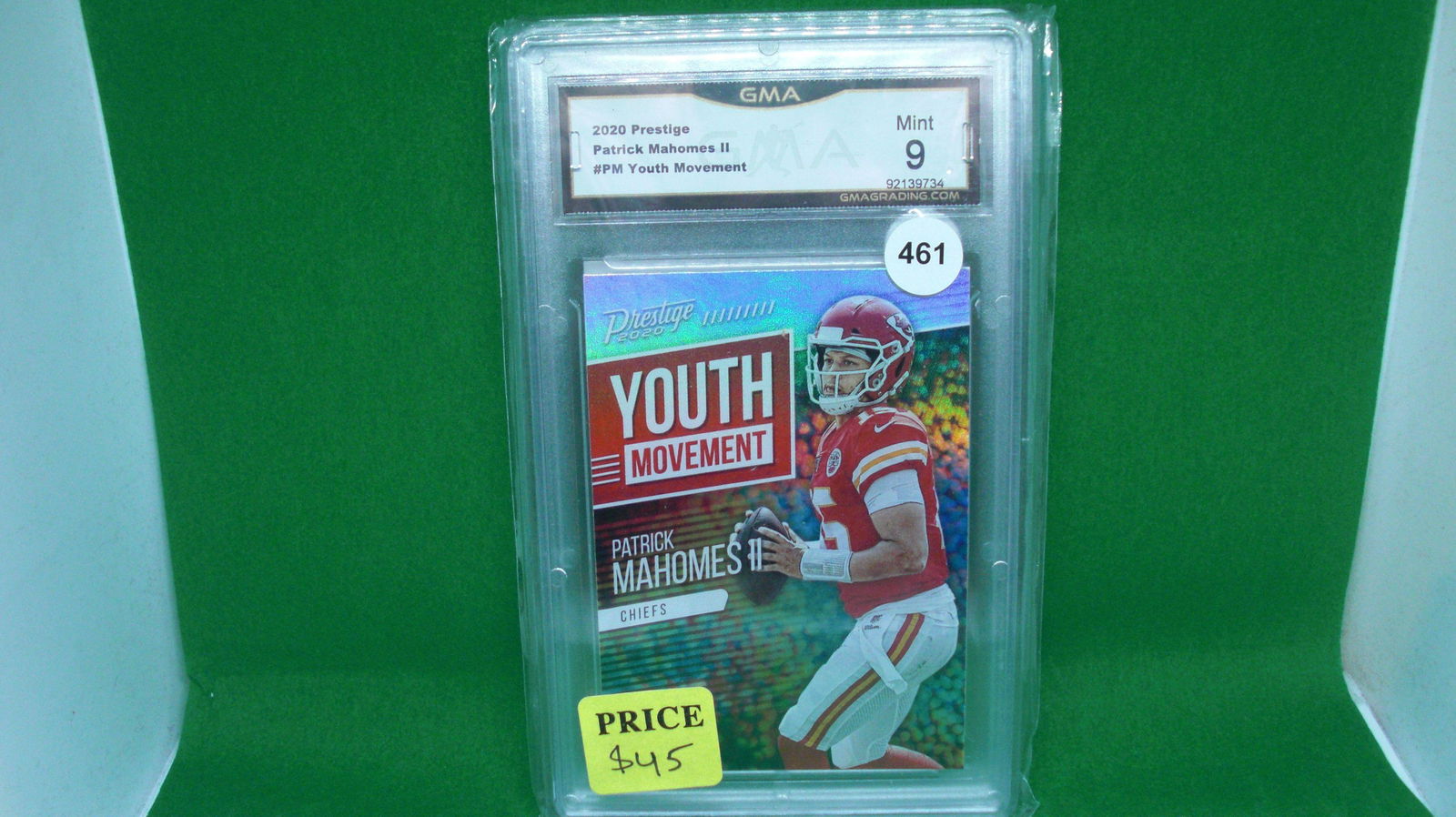 GMA graded 9 Patrick mahomes youth movement (1 of 1)